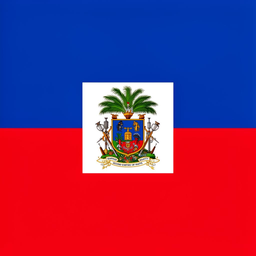 Haitian flag: The Second Empire